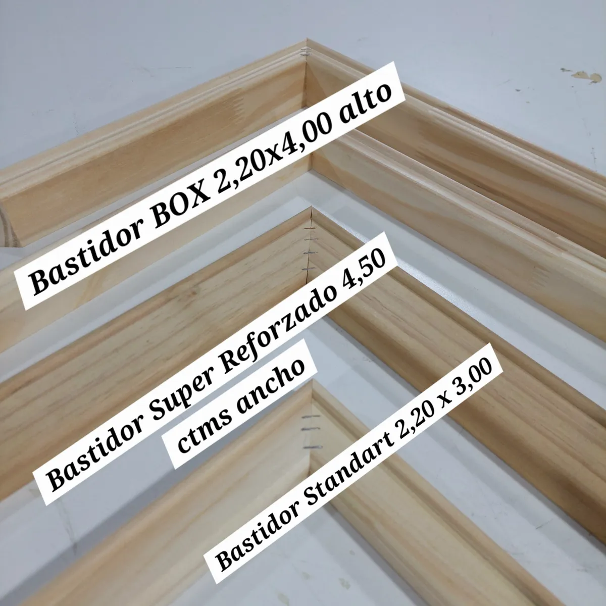 Perfiles Box 2,20 x 4,00, super reforzado 4,50 y standard 2,20 x 3,00